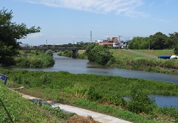 柳瀬川合流点